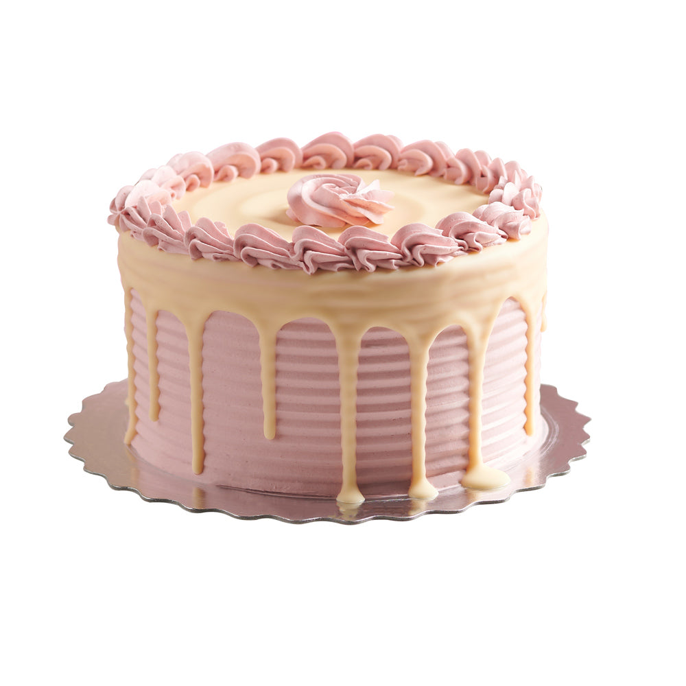 Vanilla Cake with Raspberry Buttercream - Heart & Thorn - Canada cake delivery