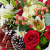 christmas,  holiday,  flowers,  Mixed flower arrangement,  Mixed Floral Arrangement,  Mix Floral Arrangement,  Flower Arrangement,  Floral Gift,  Floral Arrangement,  Set 24021-2021, holiday arrangement delivery, delivery holiday arrangement, christmas flower box canada, canada christmas flower box