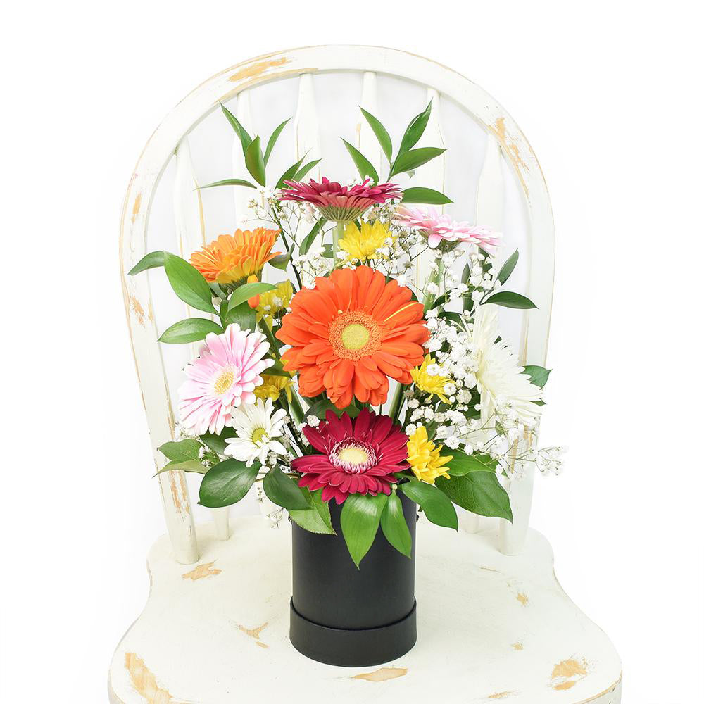 Pops of Cheer Mixed Floral Centerpiece - Heart & Thorn - Canada flower delivery