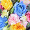 Rainbow Blossoms Mixed Arrangement - Heart & Thorn - Canada flower delivery