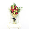 Raspberry Ripple Mixed Rose Bouquet - Heart & Thorn - Canada flower delivery