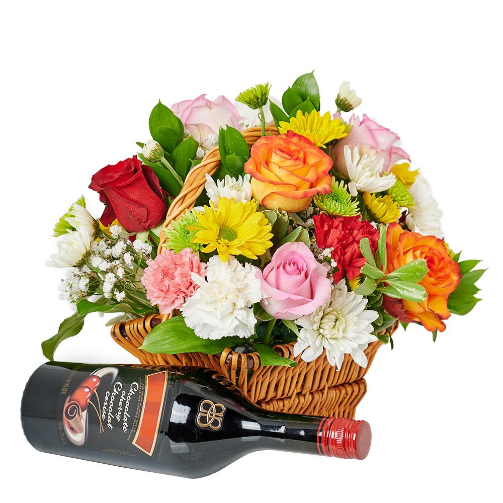 Spirits &amp; Bountiful Mixed Rose Gift Set - Heart &amp; Thorn - Canada flower delivery