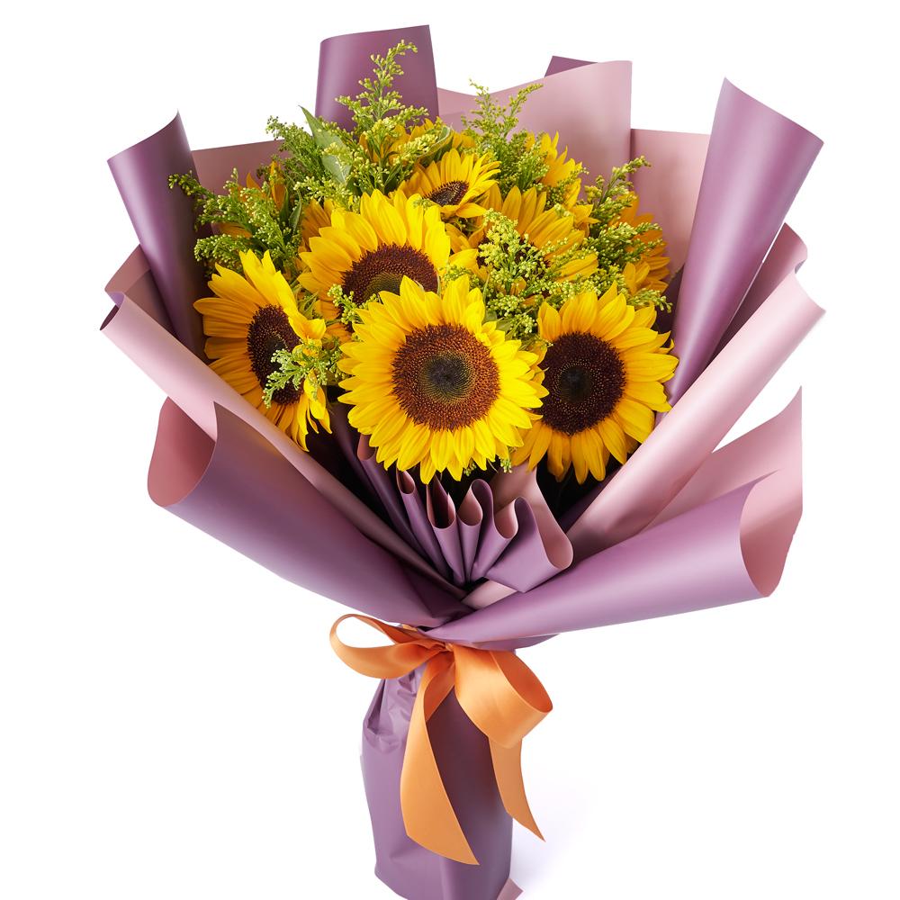 Summer Glory Sunflower Bouquet - Heart &amp; Thorn - Canada flower delivery