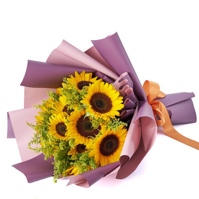 Summer Glory Sunflower Bouquet - Heart & Thorn - Canada flower delivery