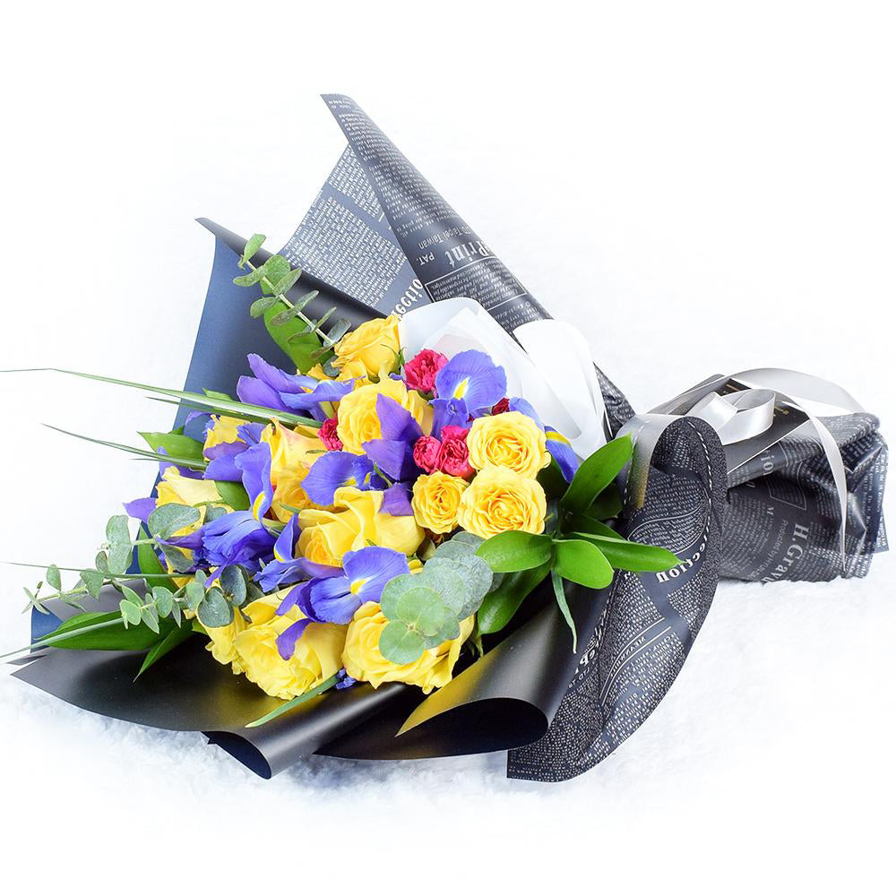 Summer Meadows Mixed Floral Bouquet - Heart &amp; Thorn - Canada flower delivery