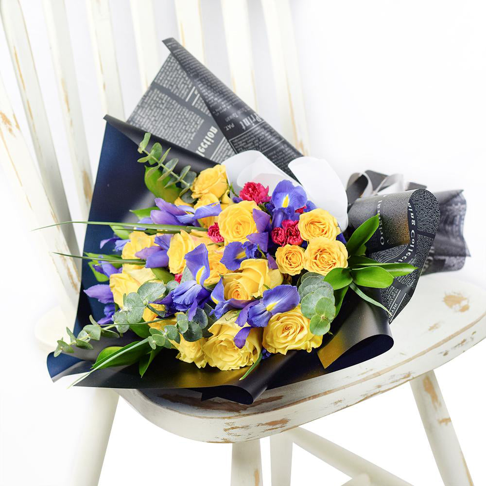 Summer Meadows Mixed Floral Bouquet - Heart &amp; Thorn - Canada flower delivery