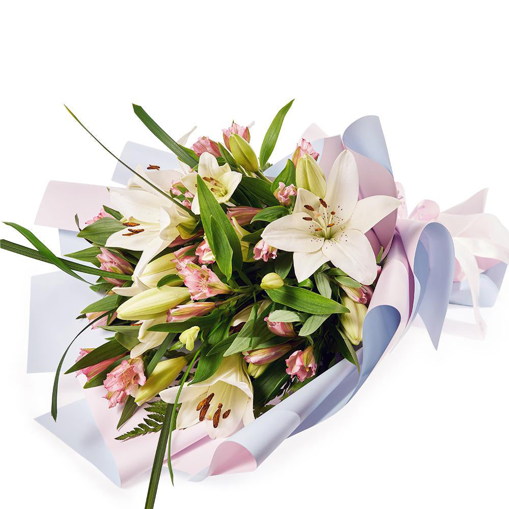 Summer Splash Lily Bouquet - Heart &amp; Thorn - Canada flower delivery