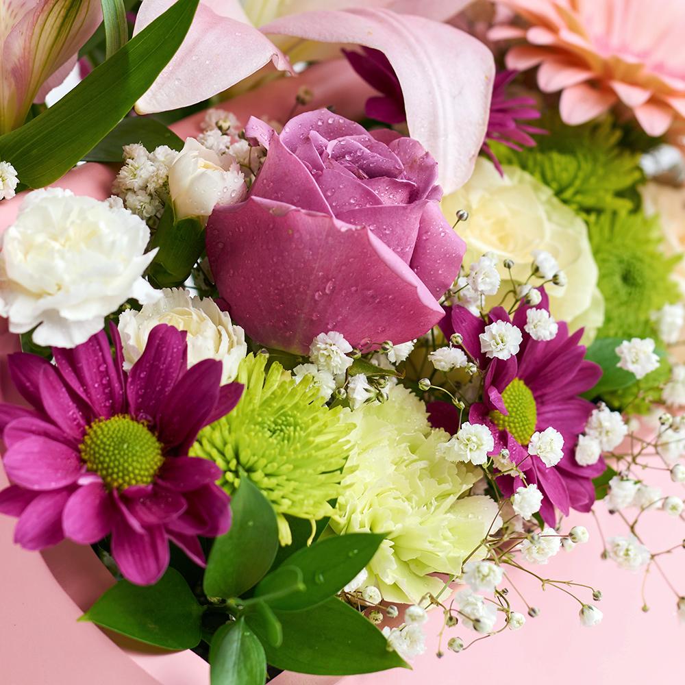Think of Pink Box Arrangement - Heart &amp; Thorn - Canada flower delivery