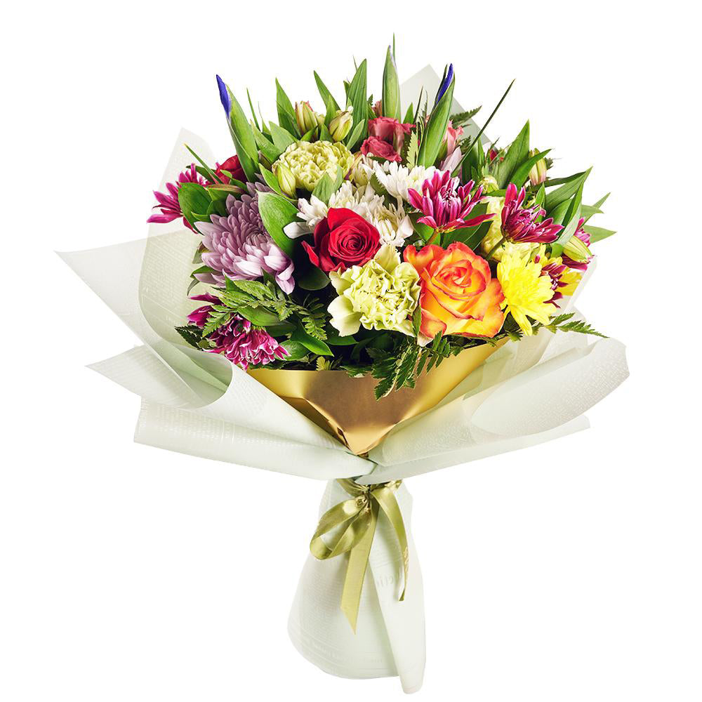 Tropical Shine Mixed Bouquet - Heart & Thorn - Canada flower delivery