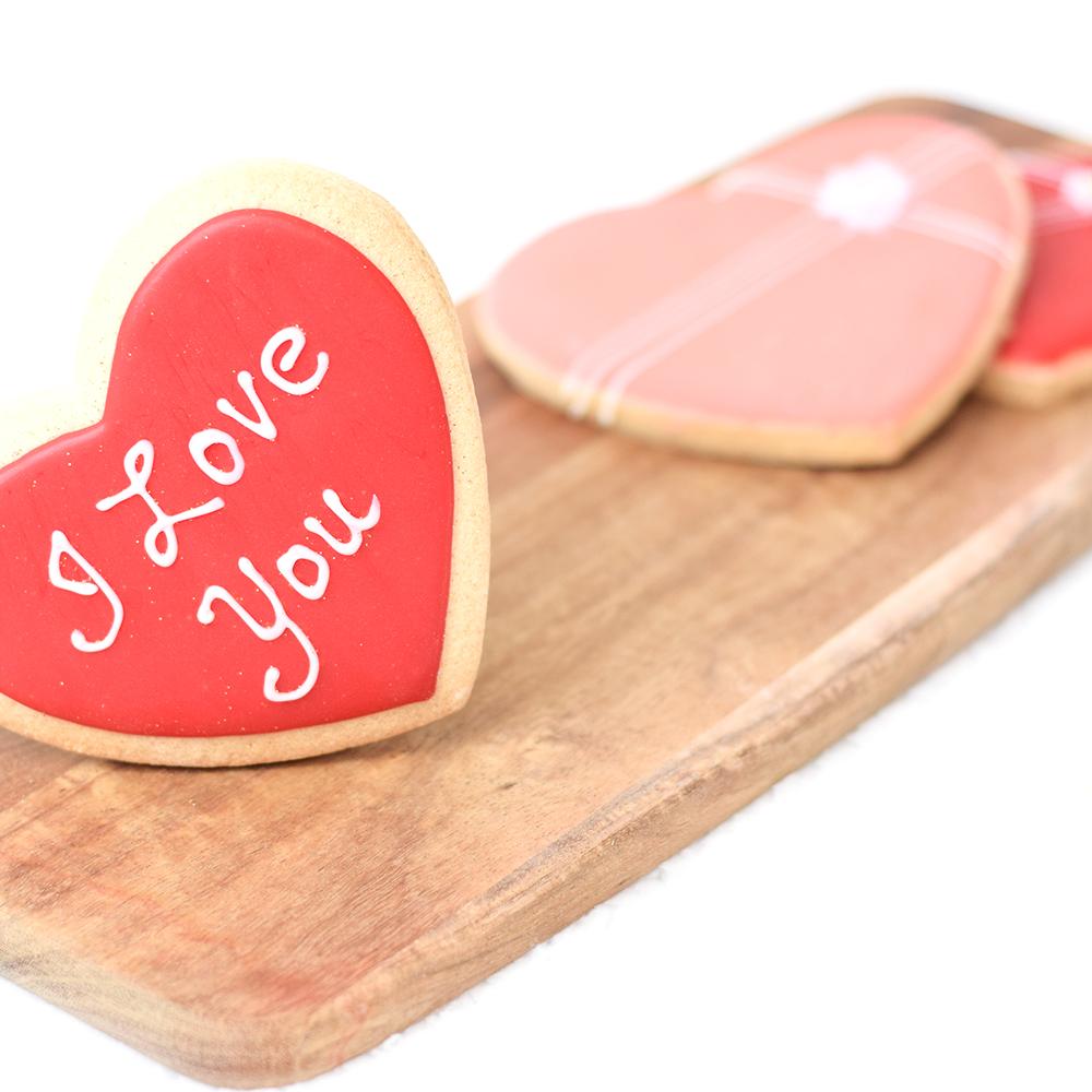Valentine's Day Assorted Heart Cookies - Heart & Thorn - Canada cookie delivery