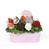 Valentine's Day Chocolate Dipped Strawberries Pink Tin - Heart & Thorn - Canada chocolate delivery