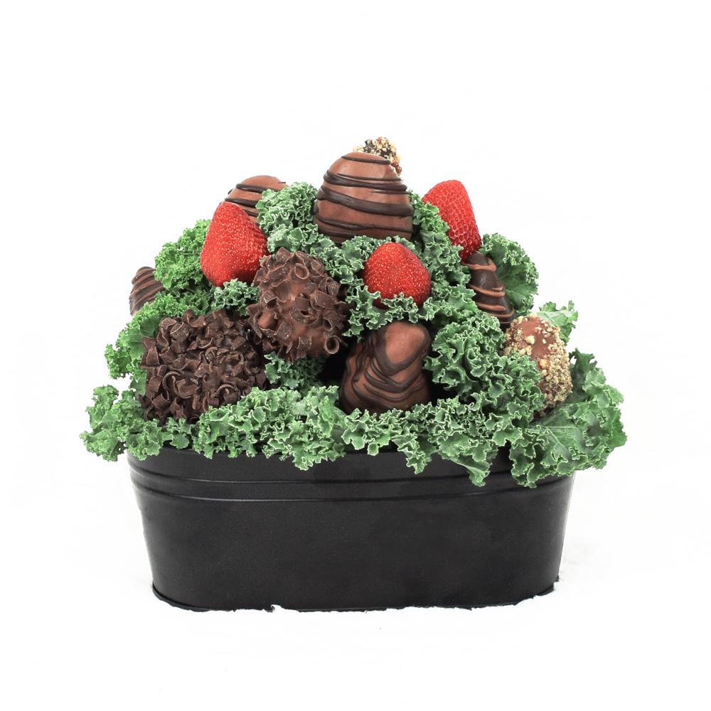 Valentine's Day Chocolate Dipped Strawberries Tin - Heart &amp; Thorn - Canada chocolate delivery
