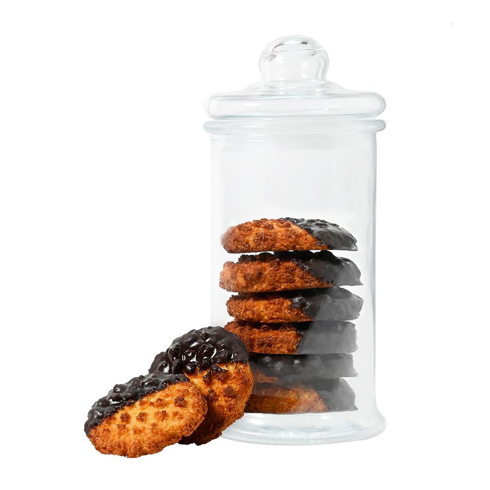 Chocolate Dipped Macaroon Cookies - Heart &amp; Thorn - Canada cookie delivery