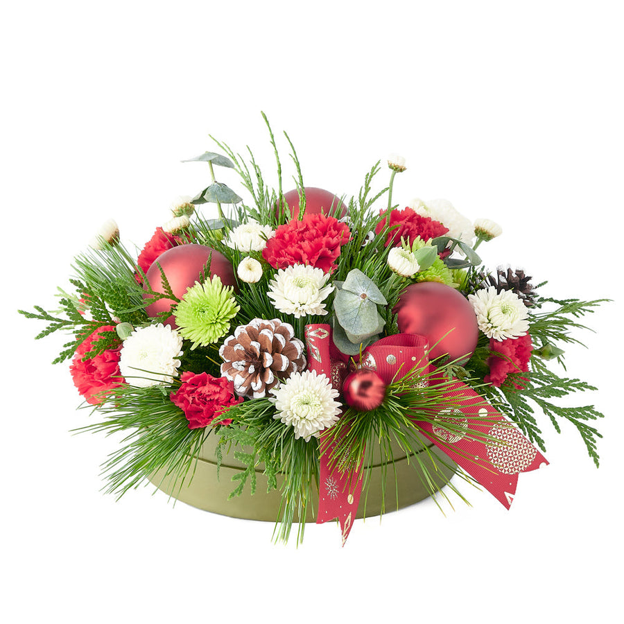 christmas, Flower Arrangement, Mixed Floral Arrangement, Floral Arrangement, holiday, Set 23955-2021, holiday floral arrangement delivery, delivery floral arrangement delivery, christmas flowers canada, canada christmas flowers, Canada