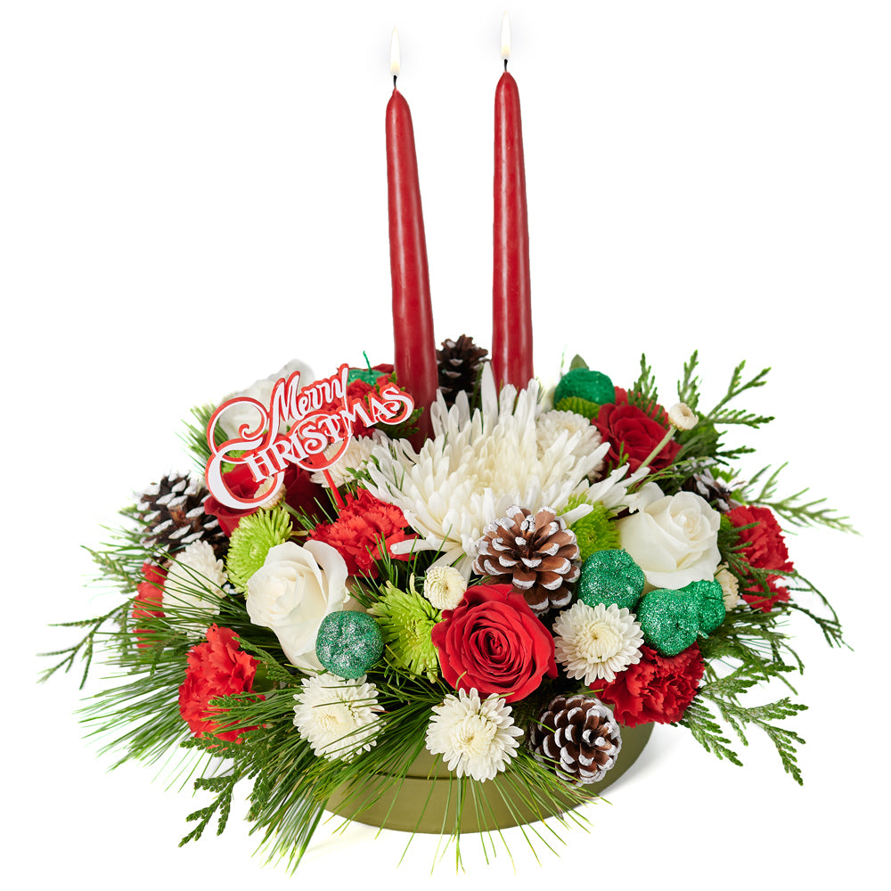 Mixed Flower Box, Set 23992-2021, Floral Gift, Floral Gift Box, holiday, christmas, holiday floral delivery, delivery holiday floral, Christmas flower box canada, canada christmas flower box, Canada