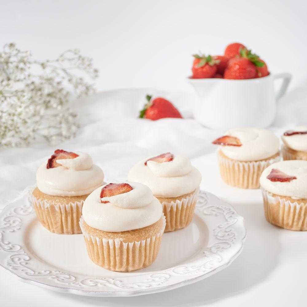 Vegan Vanilla Cupcakes - Heart &amp; Thorn - Canada cake delivery